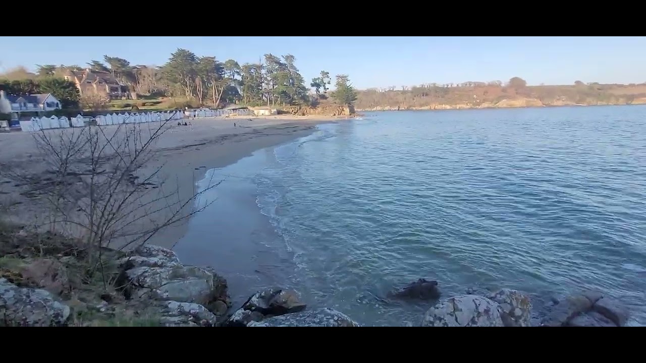 La plage de port manec'h à névez 