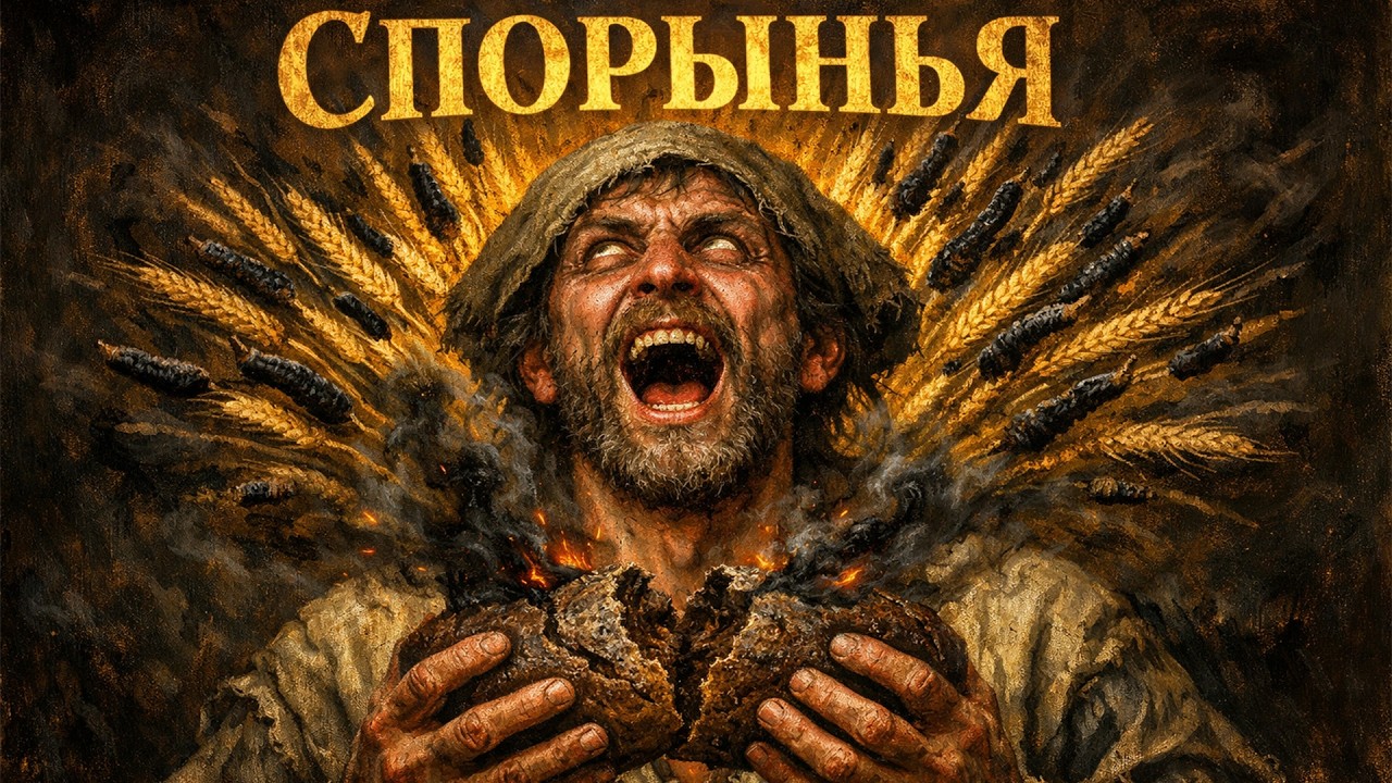 Полная история СПОРЫНЬИ: Яд в ржаном хлебе. Как еда сводила с ума? | История для сна