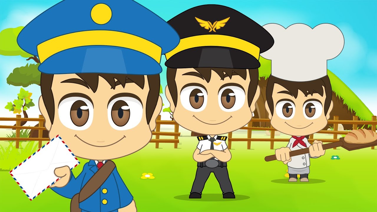 Learn Jobs in French for Kids - تعلم المهن باللغة الفرنسية للأطفال