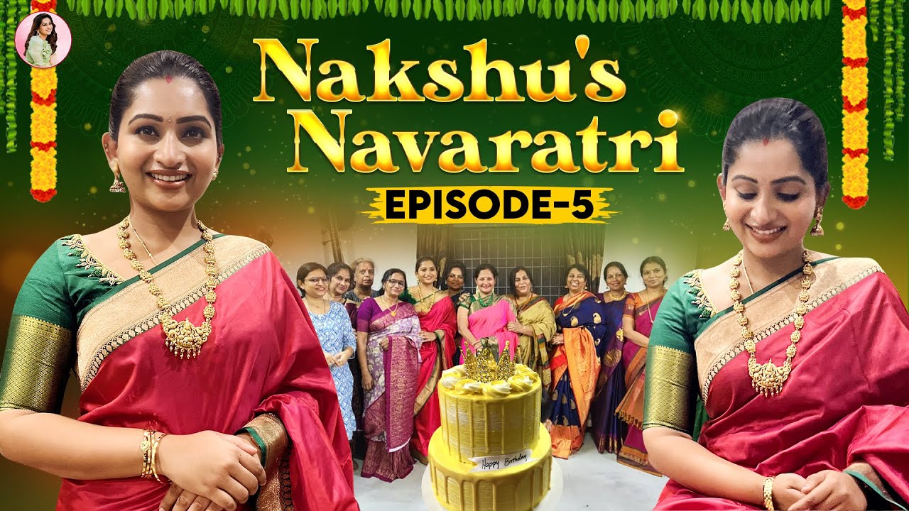 My Usual and Quick Makeup & Hair Style Routine | Nakshu's Navaratri | Episode 05 | Nakshathra Nagesh