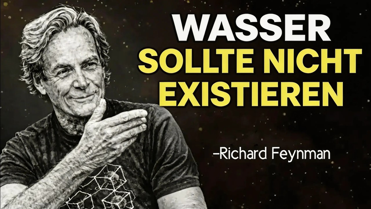 Wasser bricht die Gesetze der Physik – Feynmans beunruhigende Antwort