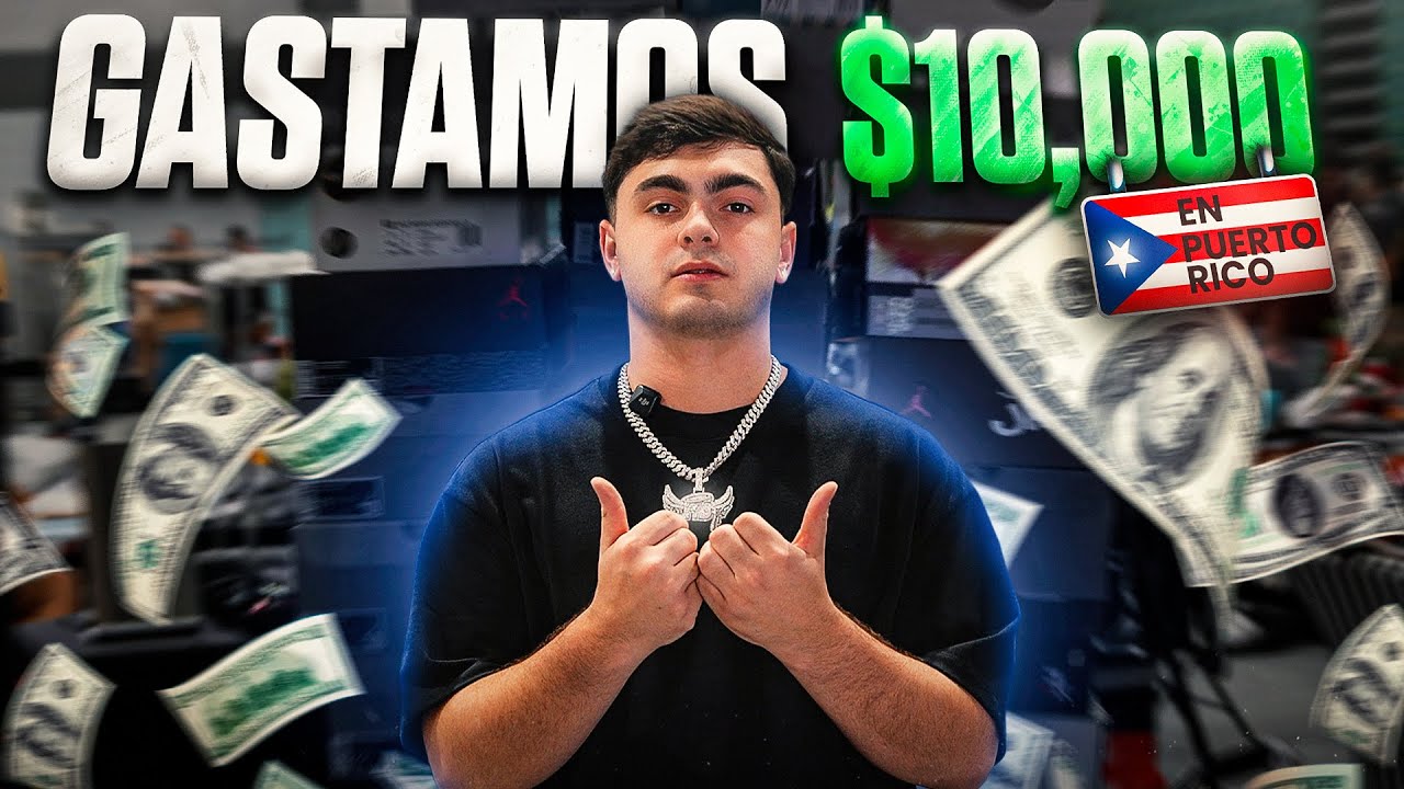 GASTAMOS $10,000 COMPRANDO TENIS EN PUERTO RICO!
