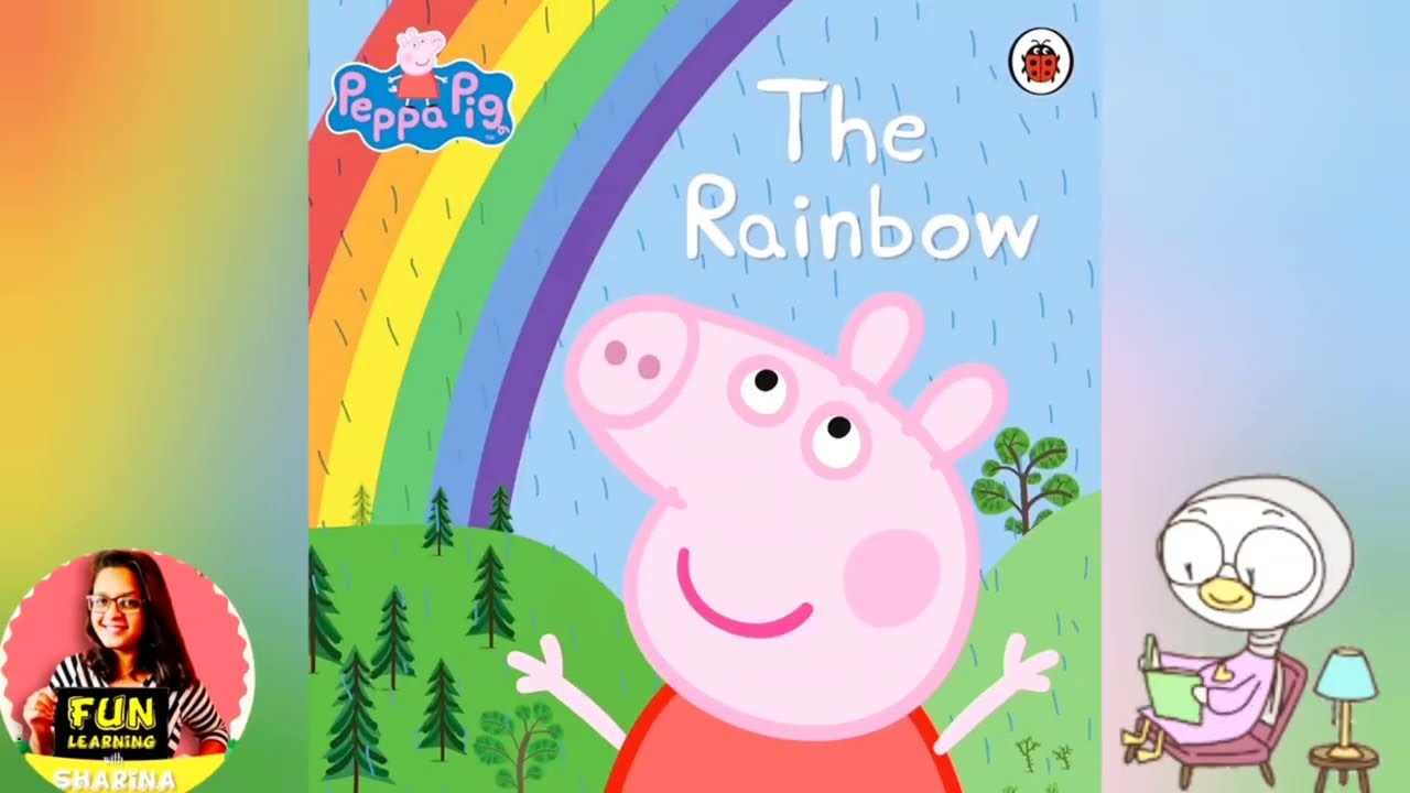 Волшебная коробка книг «Радуга» #funlearningwithsharina #peppapig #peppa #story #readaloud #book