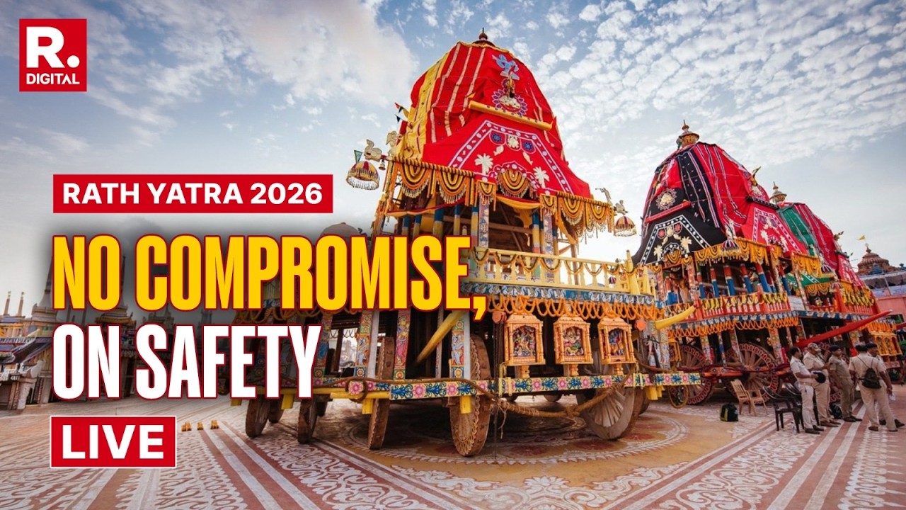 Puri Rath Yatra 2026 LIVE: Lakhs of Devotees, 220 Platoons & Mega Arrangements in Odisha