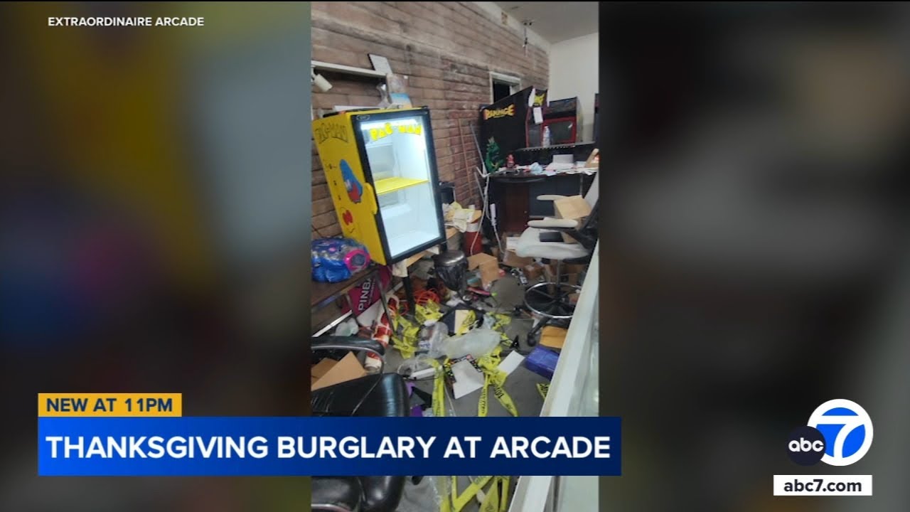 San Bernardino arcade ransacked by burglars over Thanksgiving