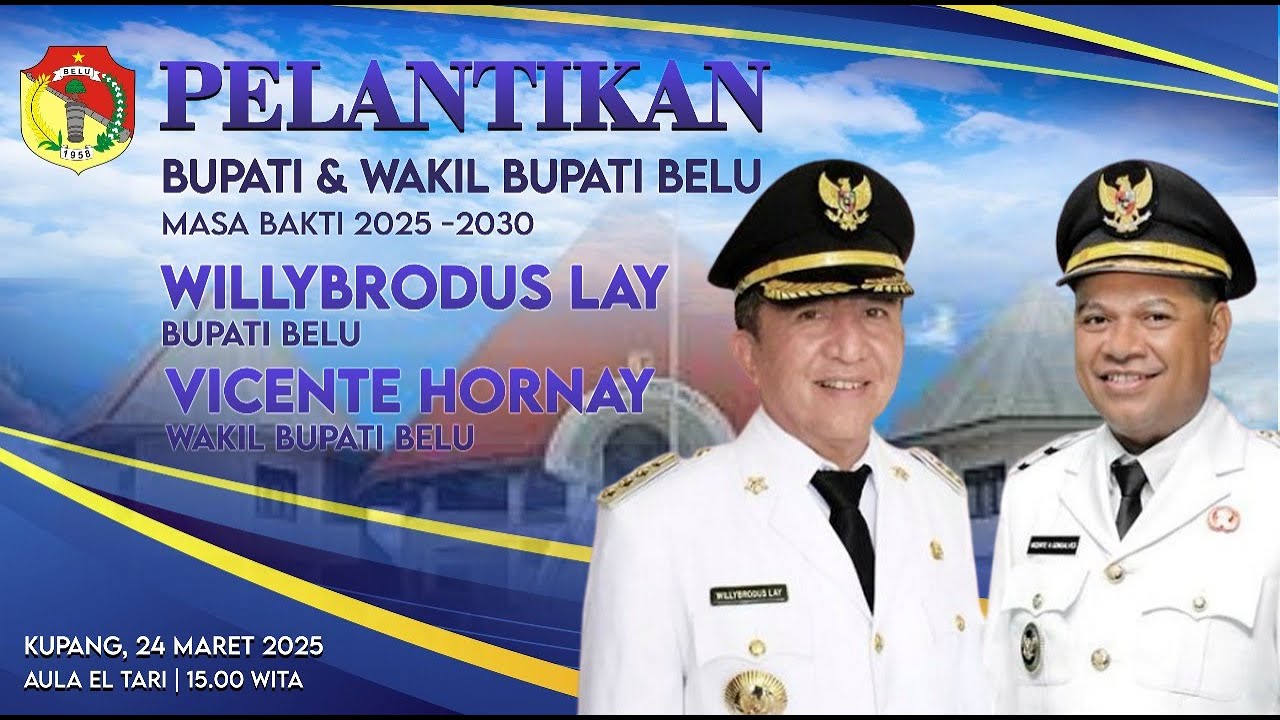 PELANTIKAN BUPATI & WAKIL BUPATI BELU MASA BHAKTI 2025 - 2030 | POS-KUPANG.COM