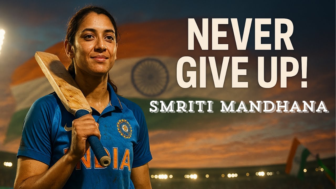कभी हार ना मानने वाली – Smriti Mandhana की कहानी! | Real story | #cricket #smritimandhana