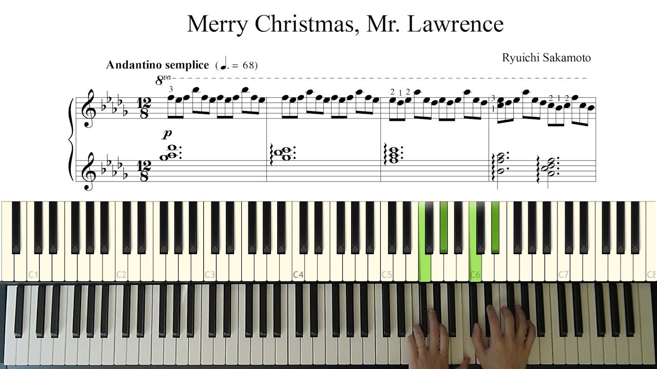 🎹 Merry Christmas Mr. Lawrence(메리크리스마스 미스터로렌스) - Ryuichi Sakamoto Piano Cover