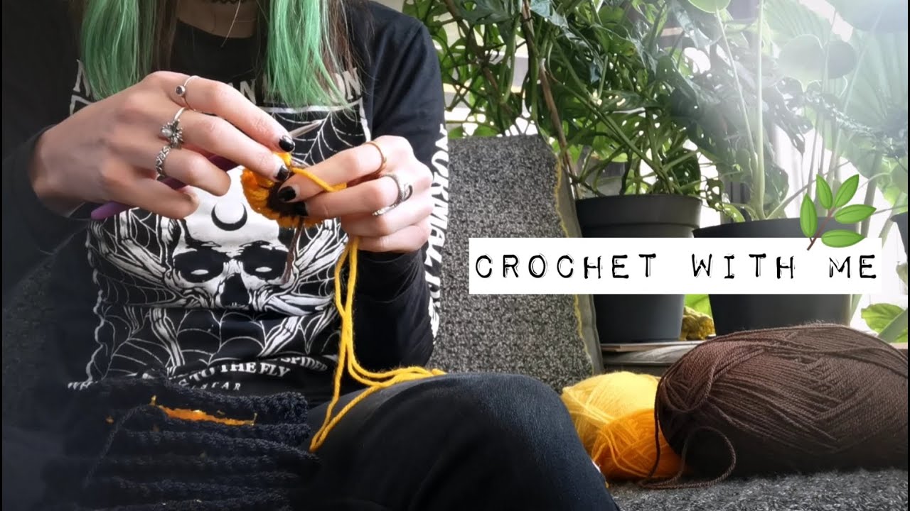 Real-Time Crochet With Me || Sunflower Granny Squares 🌻🧶