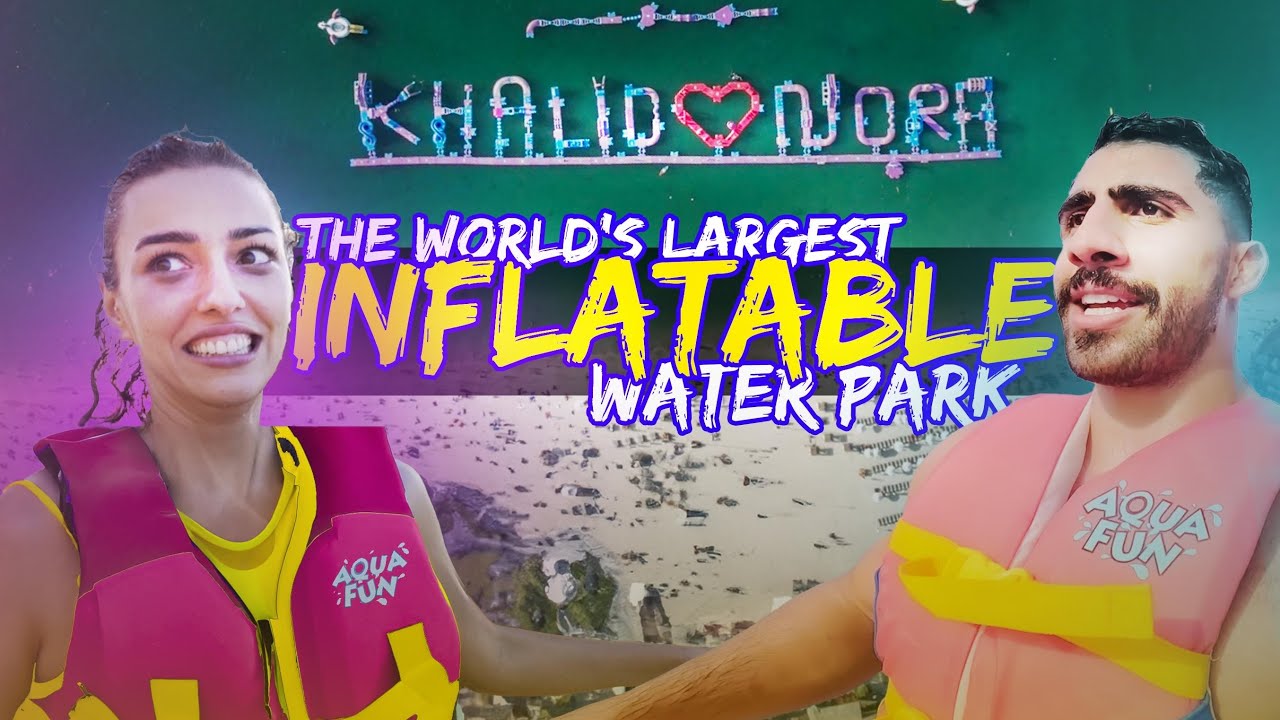 Largest Inflatable Water Park Challenge