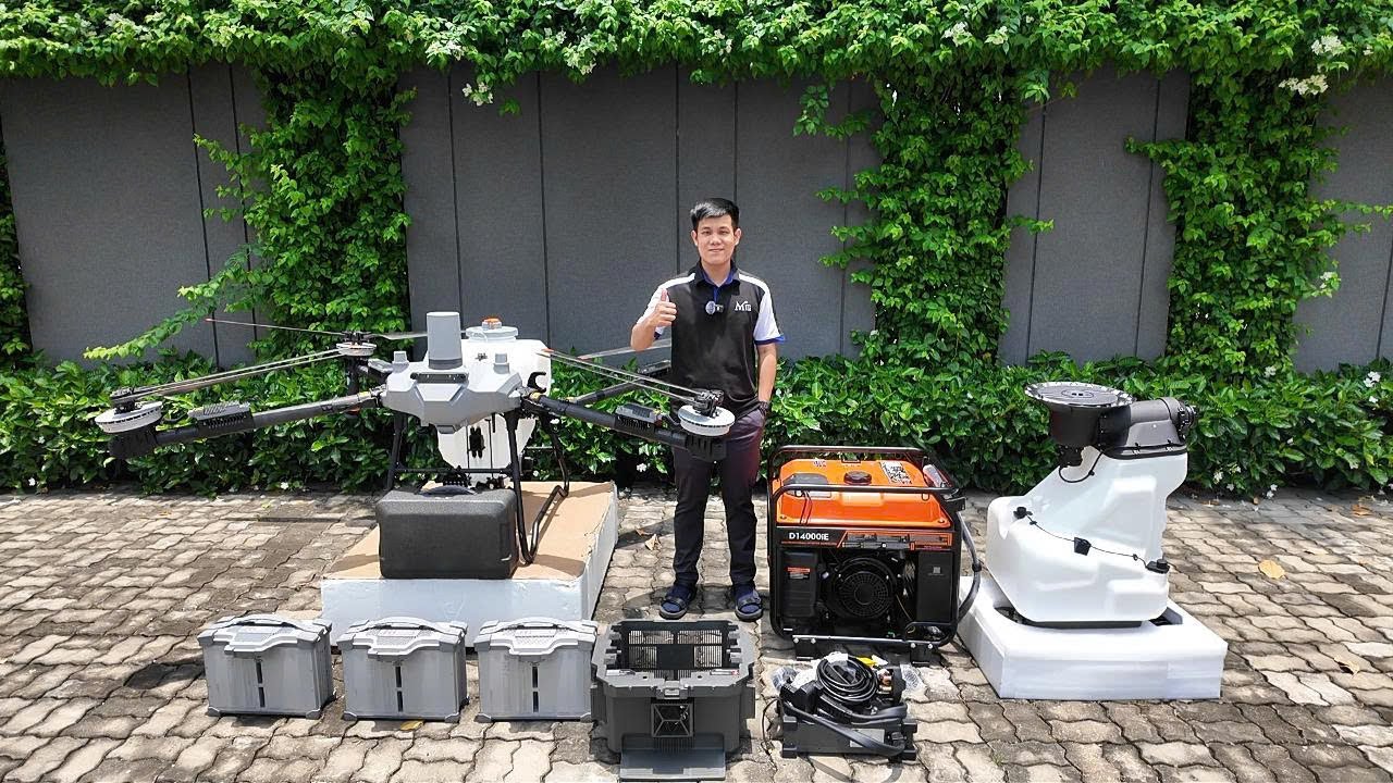 Khui Thùng DJI Agras T70P Và Combo Phụ Kiện Kèm Theo #flywithdjiagrasviet #djiagriculture #djit70p