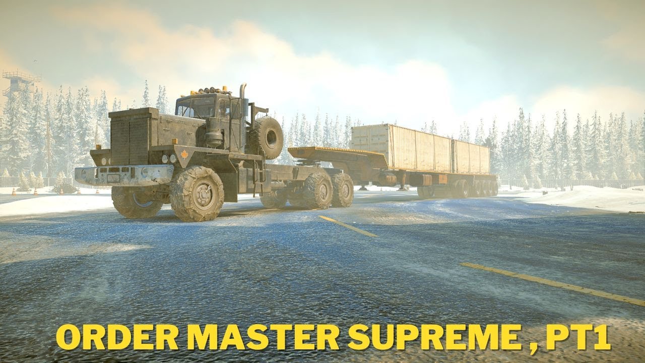 Order Master Supreme Pt 1, Snow Runner