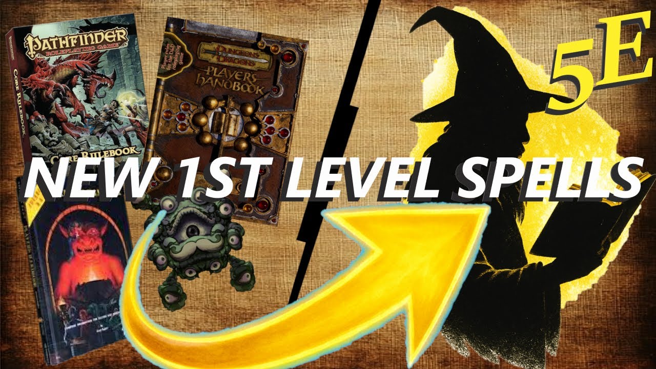 Converting 1st Level Spells from Other TTRPGs into D&D 5e!