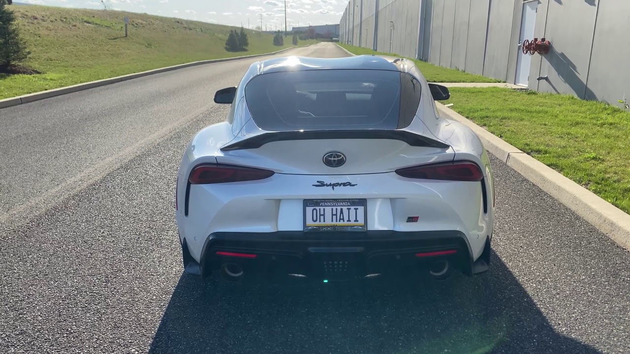 A90 MKV Supra Boost Logic Titanium exhaust sound!
