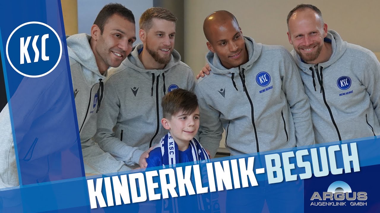 KSC-Besuch in der Kinderklinik