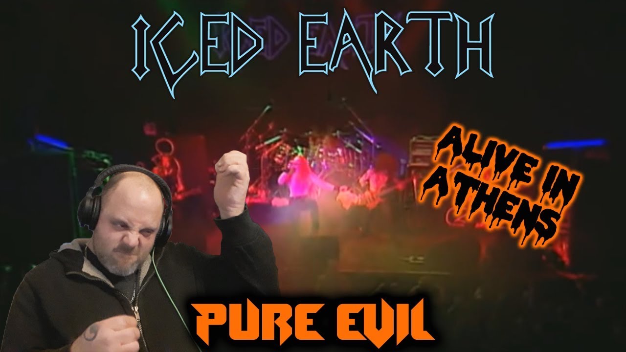 Jerkturtle Reacts://LIVE//Iced Earth- Pure Evil
