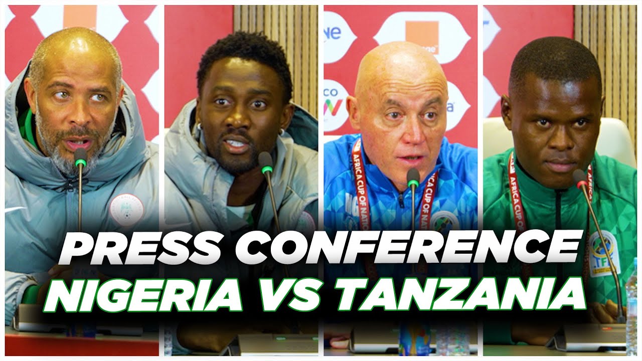 NIGERIA vs TANZANIA - AFCON 2025 - PRESS CONFERENCE
