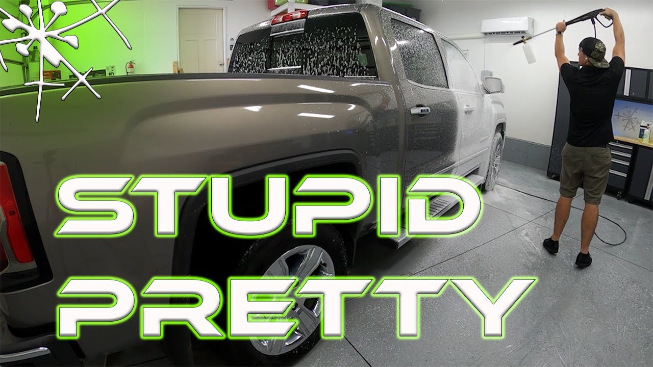 GMC Sierra 2017 года выпуска, полная детализация | Глубокая очистка моторного отсека | Преображен...