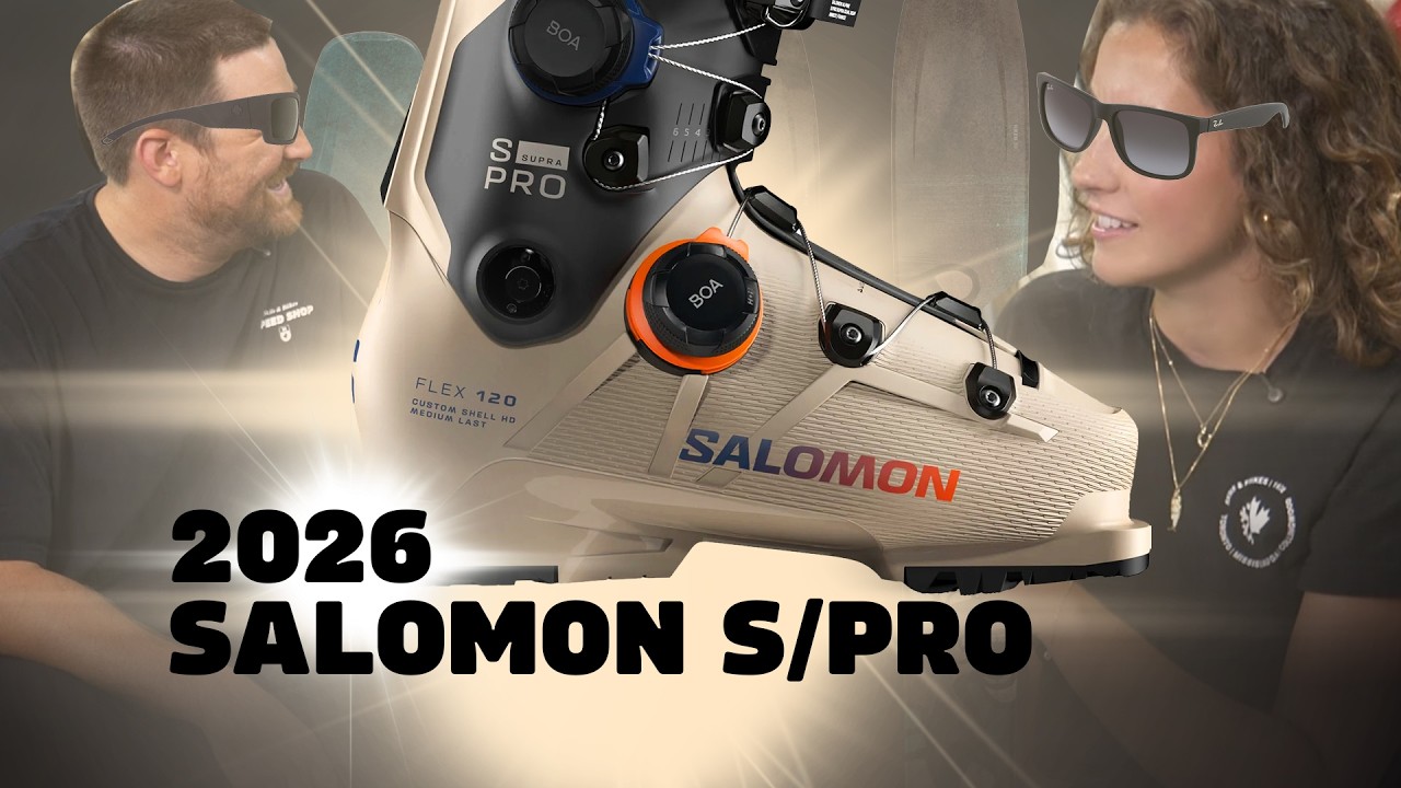Новые горнолыжные ботинки Salomon 2026 S/Pro с двойной системой BOA.