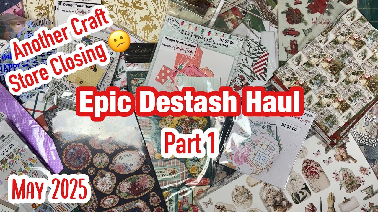 Epic Destash Haul | Part 1 | May 2025
