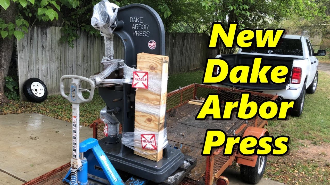 Taking Delivery of New 15 Ton Arbor Press