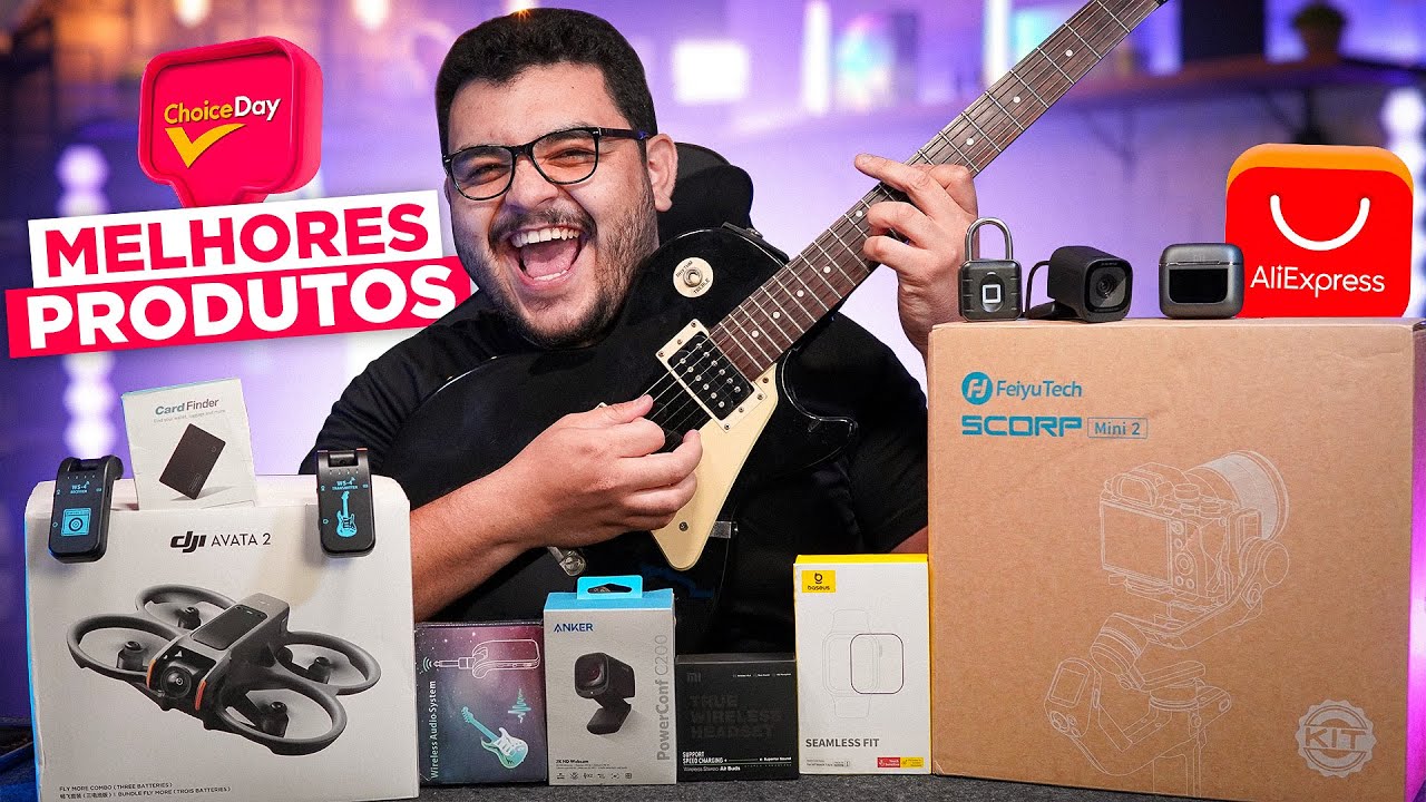 UNBOXING dos MELHORES produtos CHOICE do ALIEXPRESS e mais 2 ganhadores
