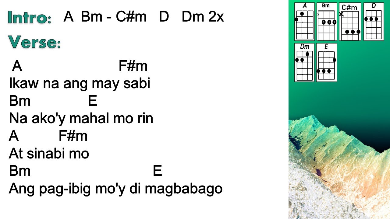 Ako'y Sayo Ika'y Akin Lamang - IAXE, First Circle (Ukulele Play Along)
