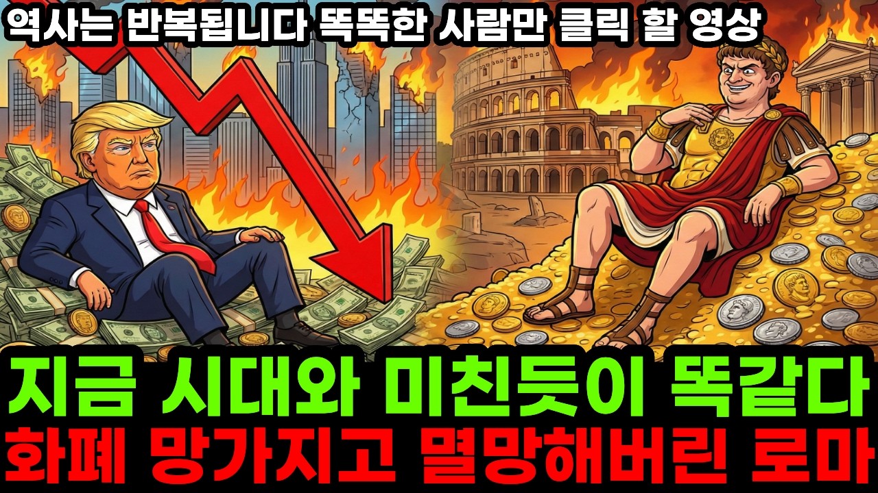 화폐 가치가 붕괴하면 나라가 망한다 로마가 멸망하기 직전의 충격적인 징후들 역사는 반복된다