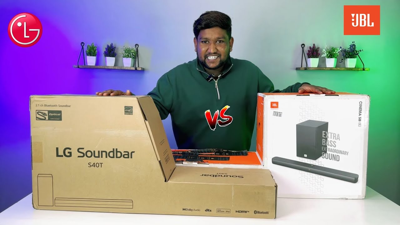 Jbl Cinema SB180 vs Lg S40T Soundbar | Detail Comparison Side By Side| Best Soundbar Under 15k