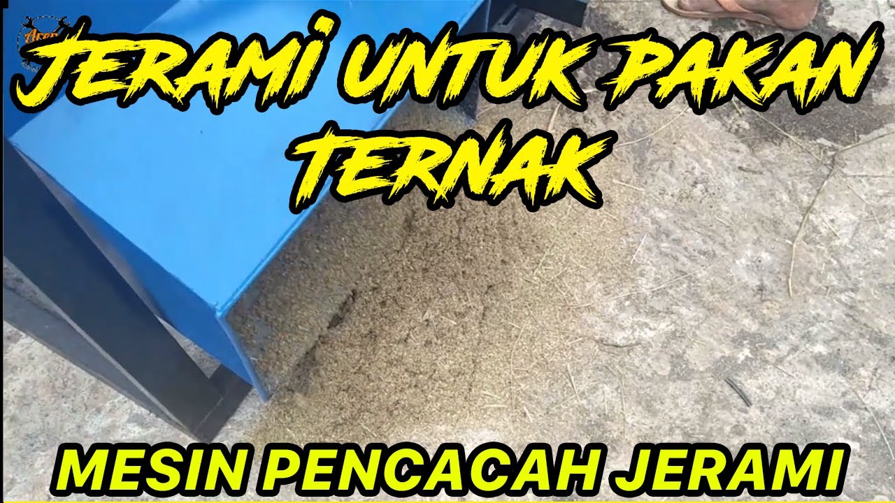 Mesin Pencacah Jerami, Mesin Penghancur Jerami Kering, Harga Mesin Penghalus Jerami