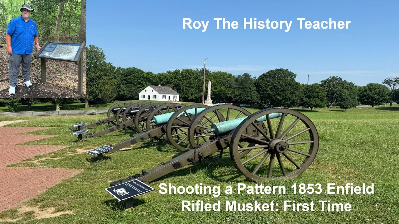 Shooting a Pattern 1853 Enfield Rifle Musket