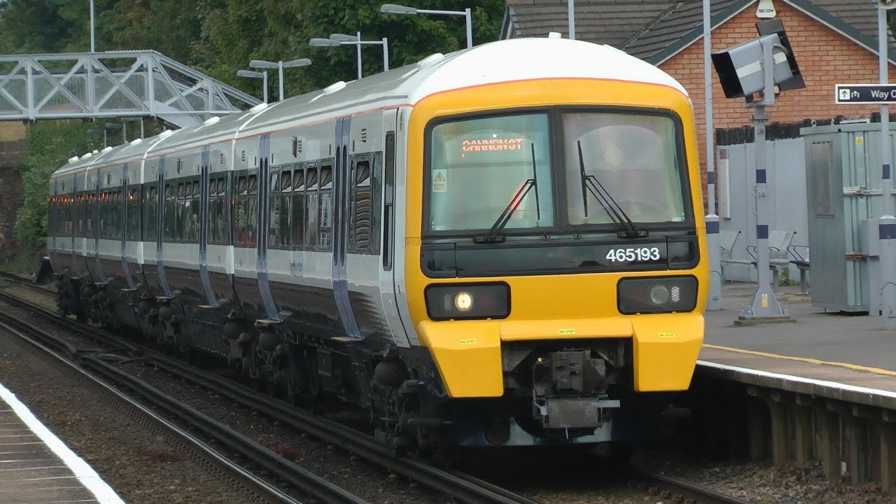 Trains At Crayford Station With Ben And Lewis 19/5/12