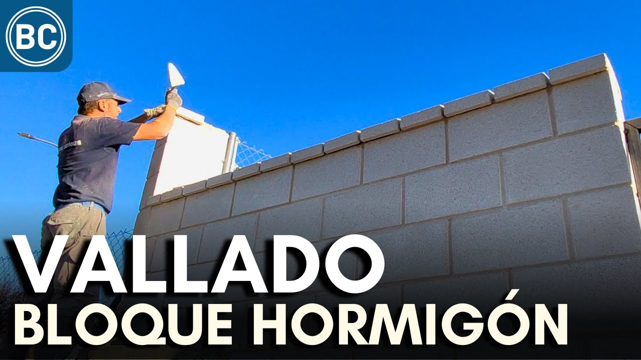 🔷AS&Iacute; TERMINAMOS el MURO de BLOQUES de HORMIG&Oacute;N |  EP.104 Construyendo nuestra casa