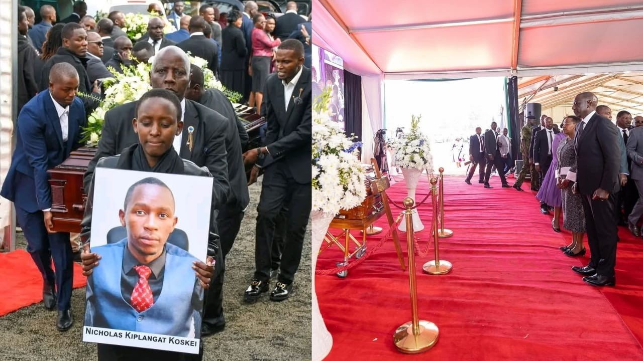 Live: Leaders Attend Burial Ceremony of Nicholas Kosgei, Photographer of the Late MP Johana Ng'eno