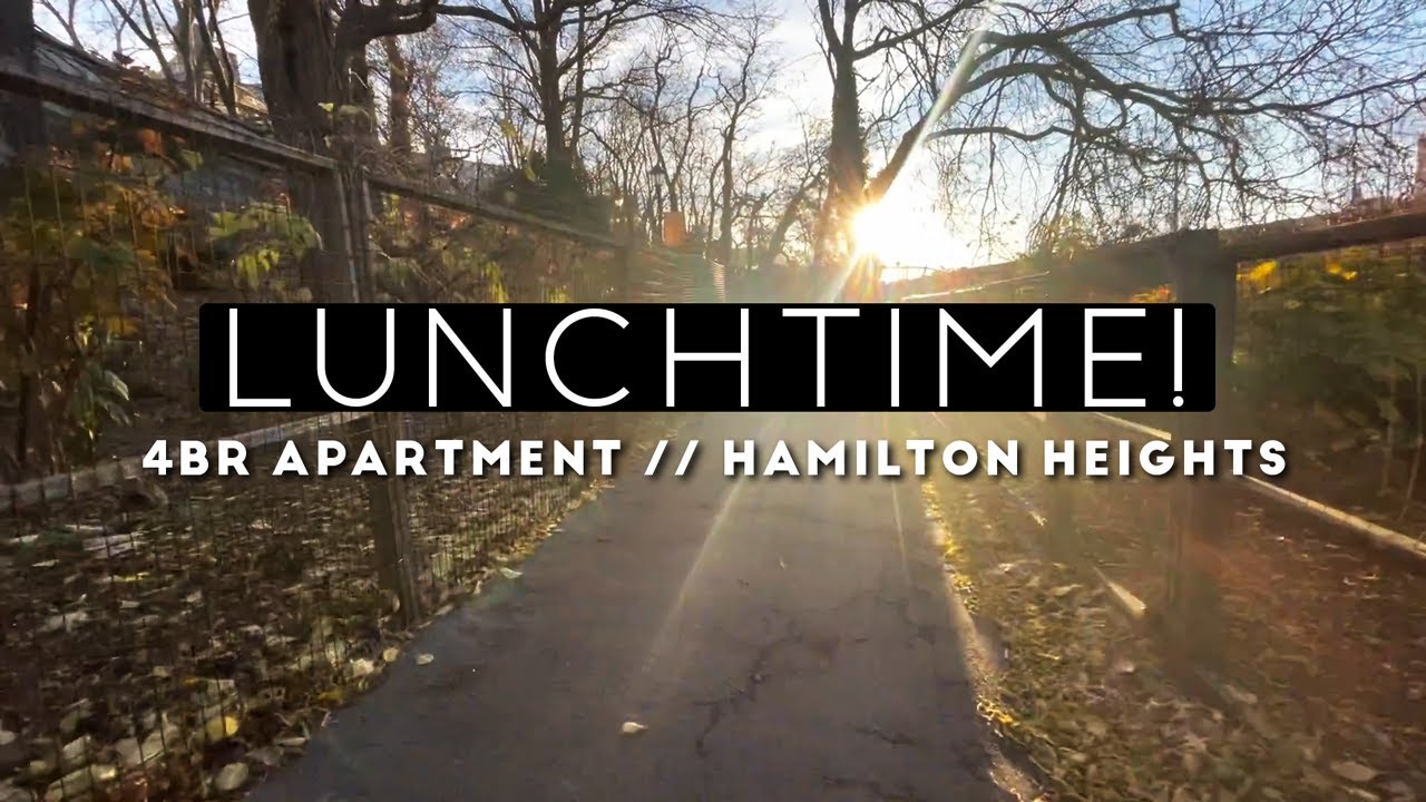 LUNCHTIME! Hamilton Heights - 4 Bedrooms less than $900 per bedroom