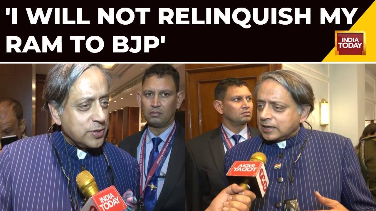 'I Will Not Relinquish My Ram To The BJP': Shashi Tharoor Exclusive On Ram Mandir Ayodhya