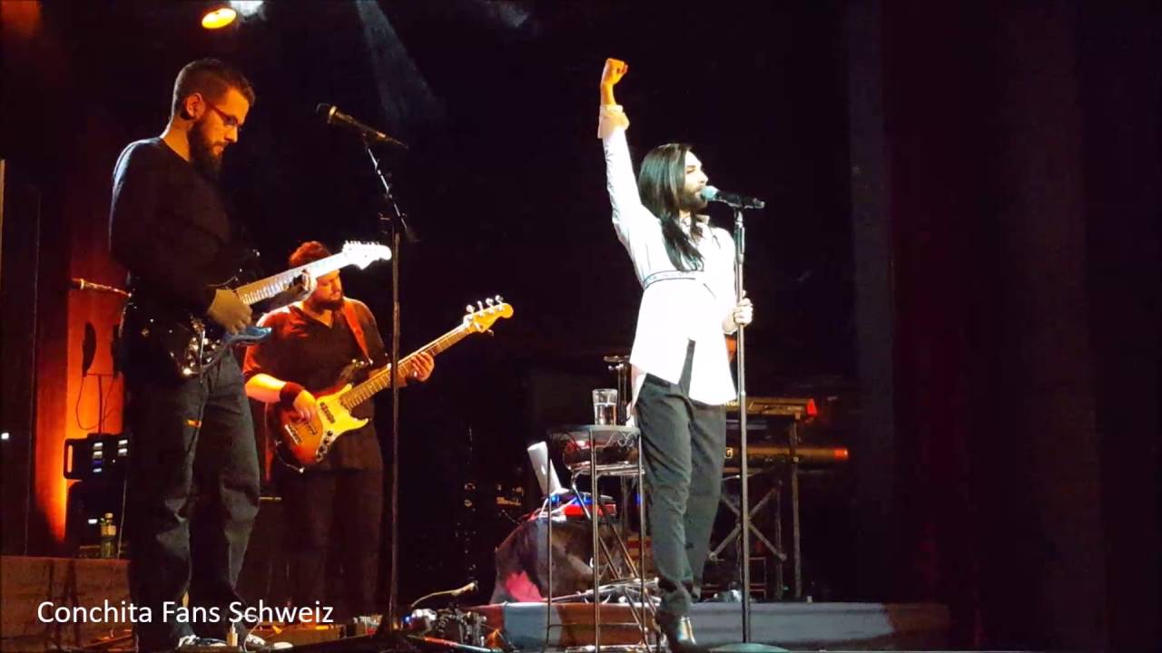 ‪#‎ConchitaLive , Rise like a Phoenix , Zürich