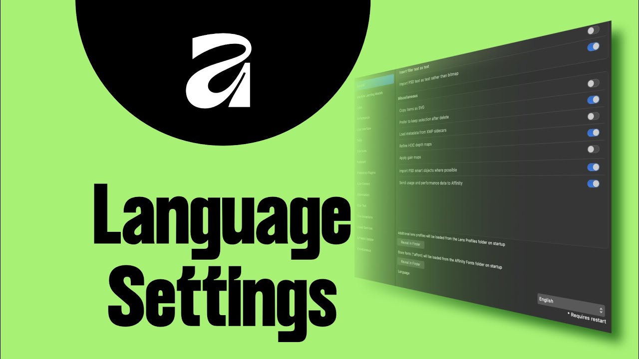 Fix Red Squiggly Lines in Affinity Layout (Language Settings Tutorial)