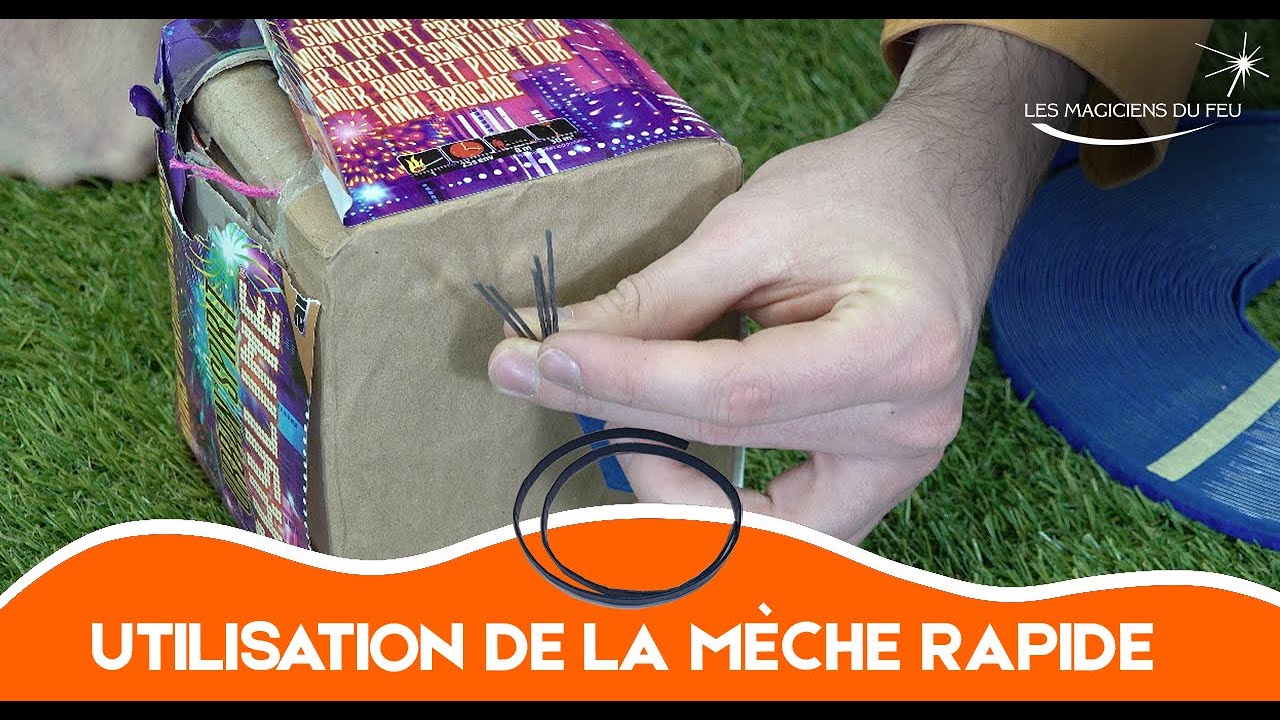 Comment raccorder un artifice à de la mèche rapide sous conduit ?