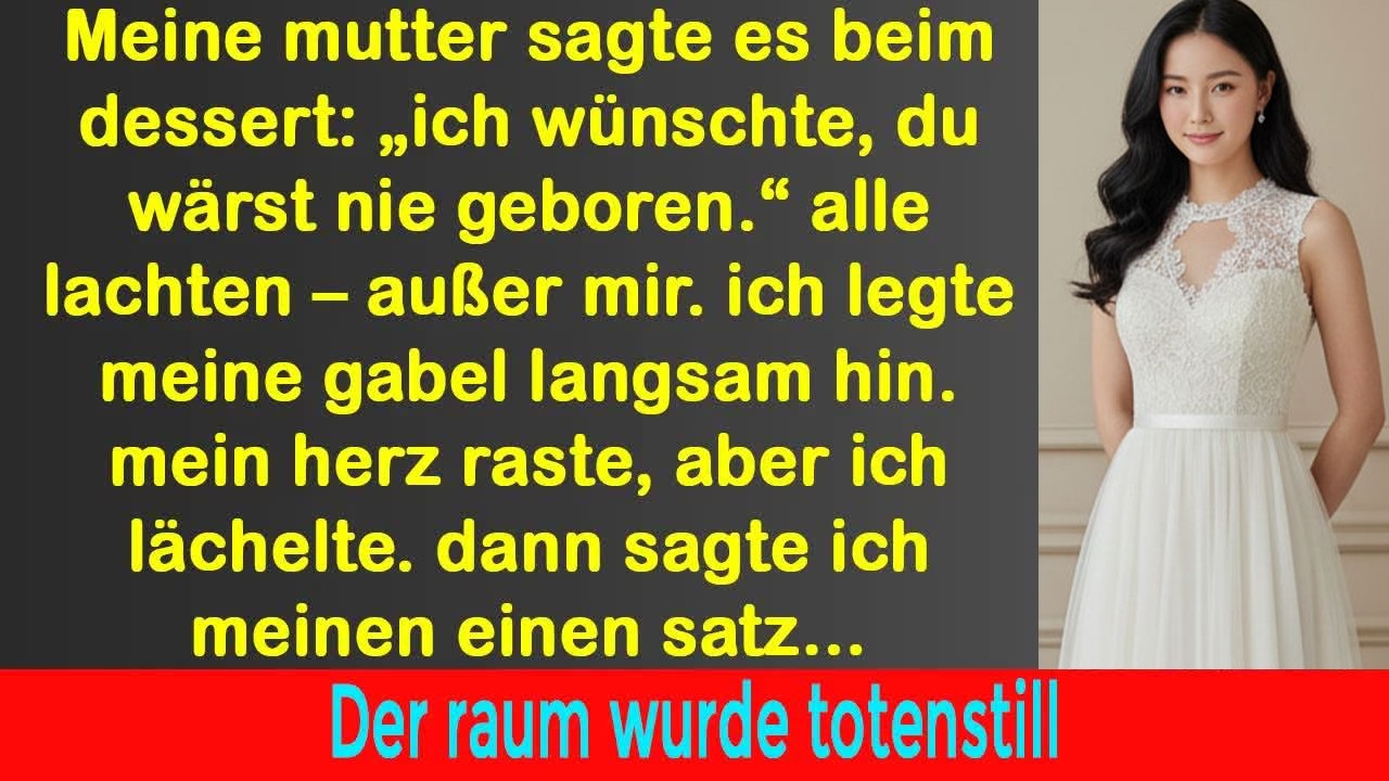 Ich wünschte, du wärst nie geboren“, sagte meine Mutter – meine Antwort schockierte alle