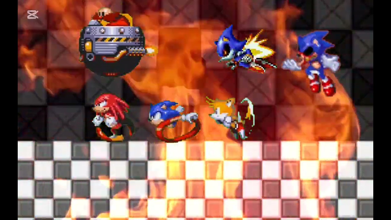 Sonic.exe final escape sprite animasyon