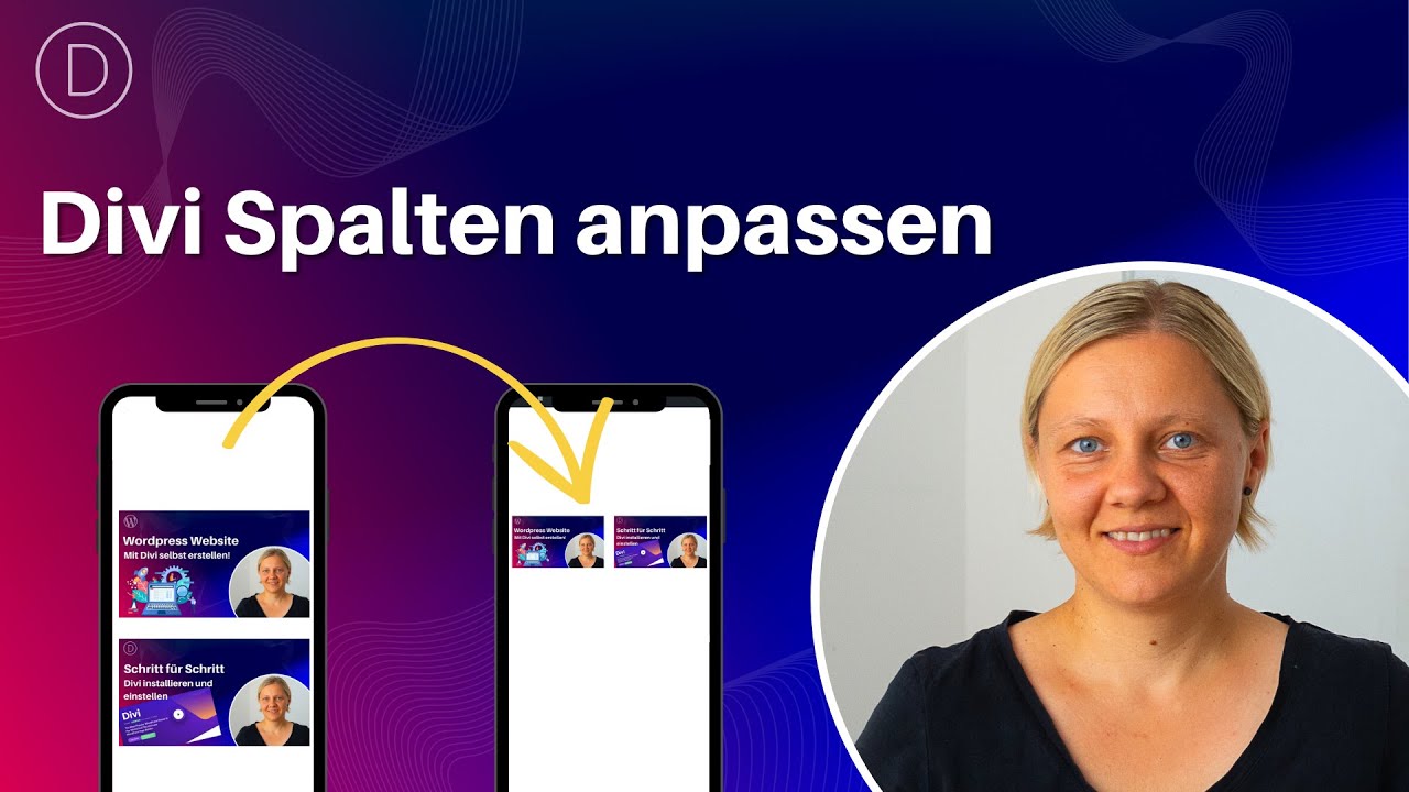 Zwei Divi Spalten nebeneinander ➡️ Anleitung für Smartphone