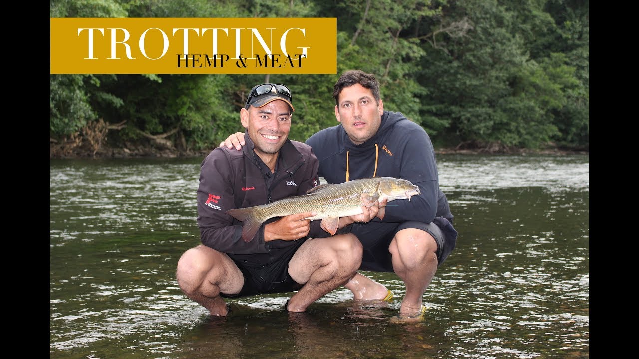 Float fishing for barbel on the river Severn - Rikki Richards and Clive Poole