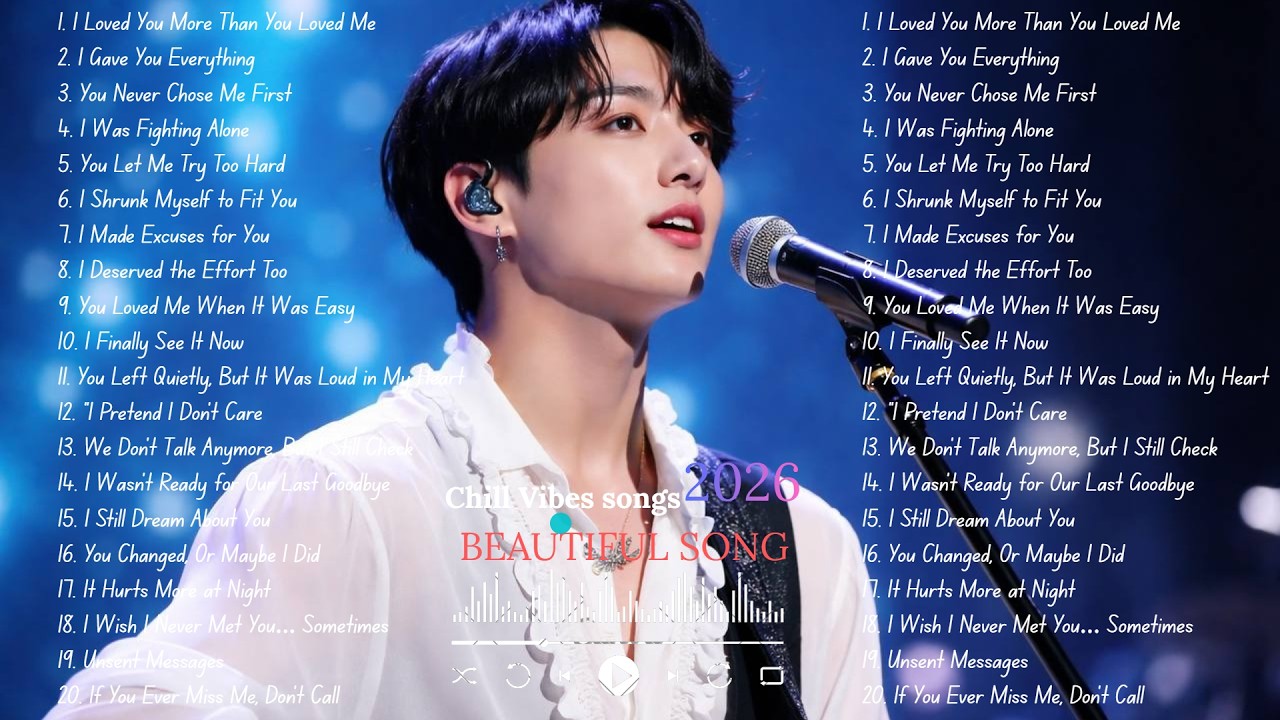 Love & Heartbreak | Jungkook Deep Feelings Playlist 2026 | Easy Listening Sad Songs