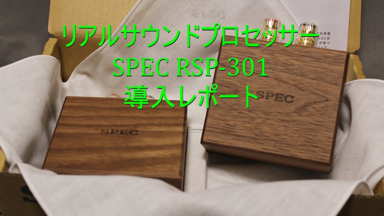 SPEC リアルサウンドプロセッサー RSP-301導入レポート