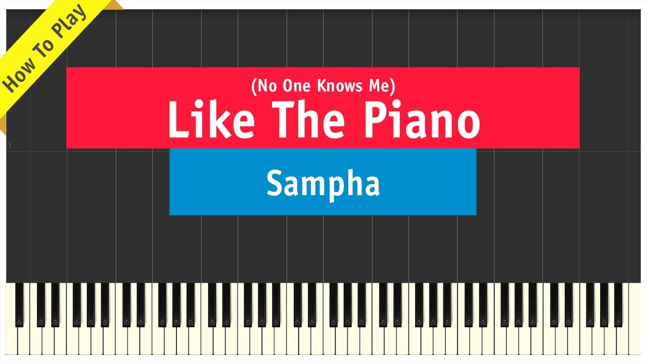 Sampha - (No One Knows Me) Like The Piano - How To Play Tutorial