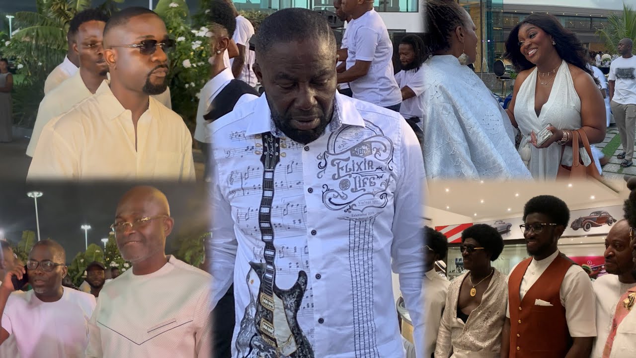 Sarkodie,Cheddar,Kennedy Agyapong,Jackie Appiah, all present at Despite’s New mansion opening
