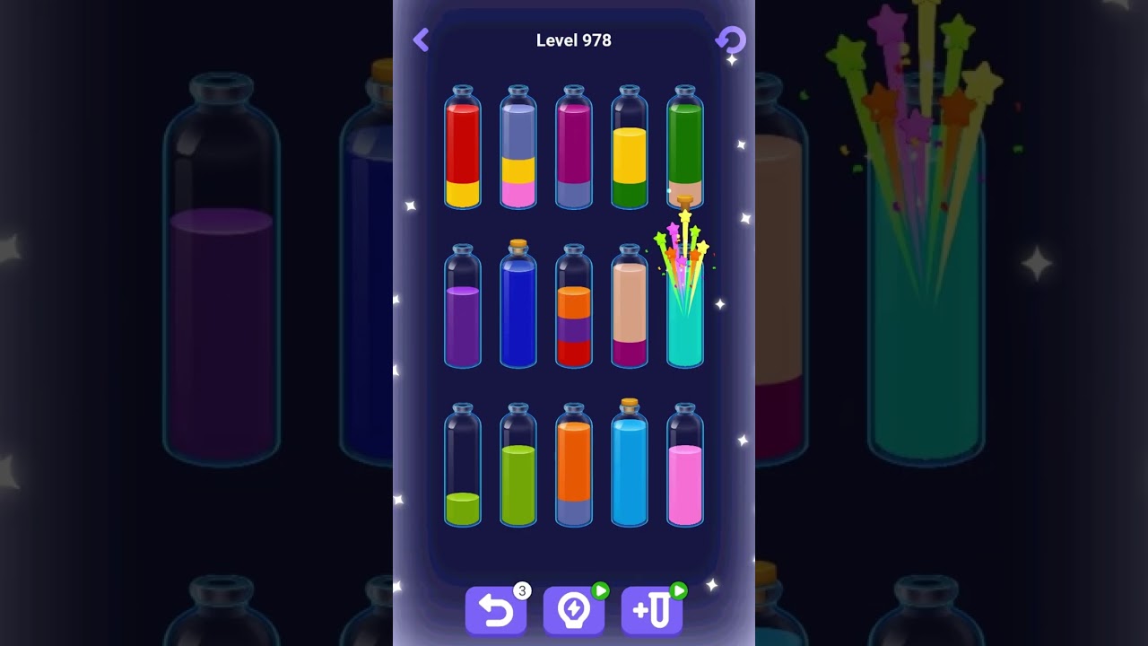 Water Sort Puzzle Логические Последовательности – Уровни 973–983 Тихое Прохождение #watersort
