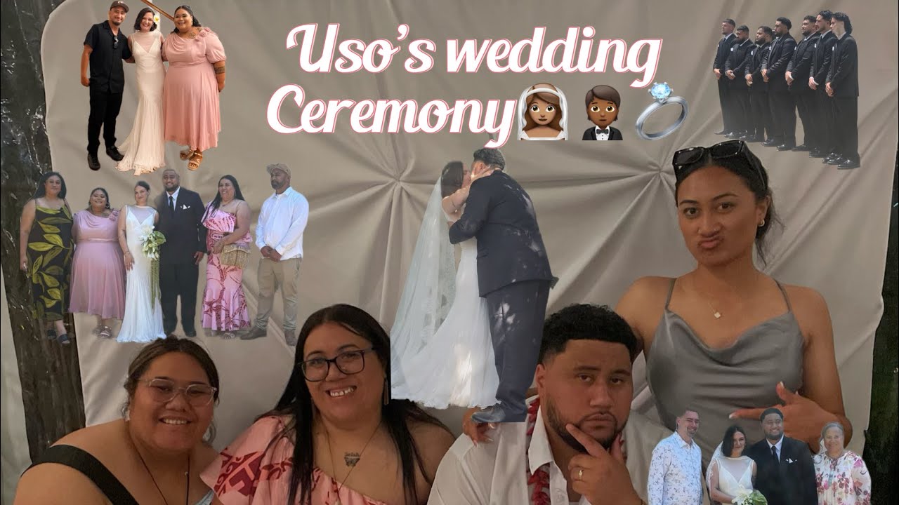 My lil uso’s wedding Ceremony 👰🏽‍♀️🤵🏾💍 | American 🇺🇸 Samoan 🇼🇸 