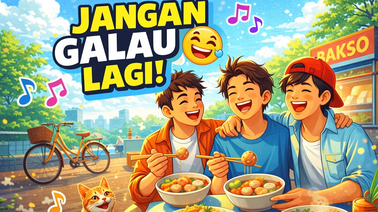 Jangan Galau Lagi Kawan! Mantan Pergi, Bakso Menanti 😆 | Lagu Komedi Santai
